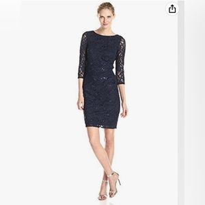 Formal navy dress